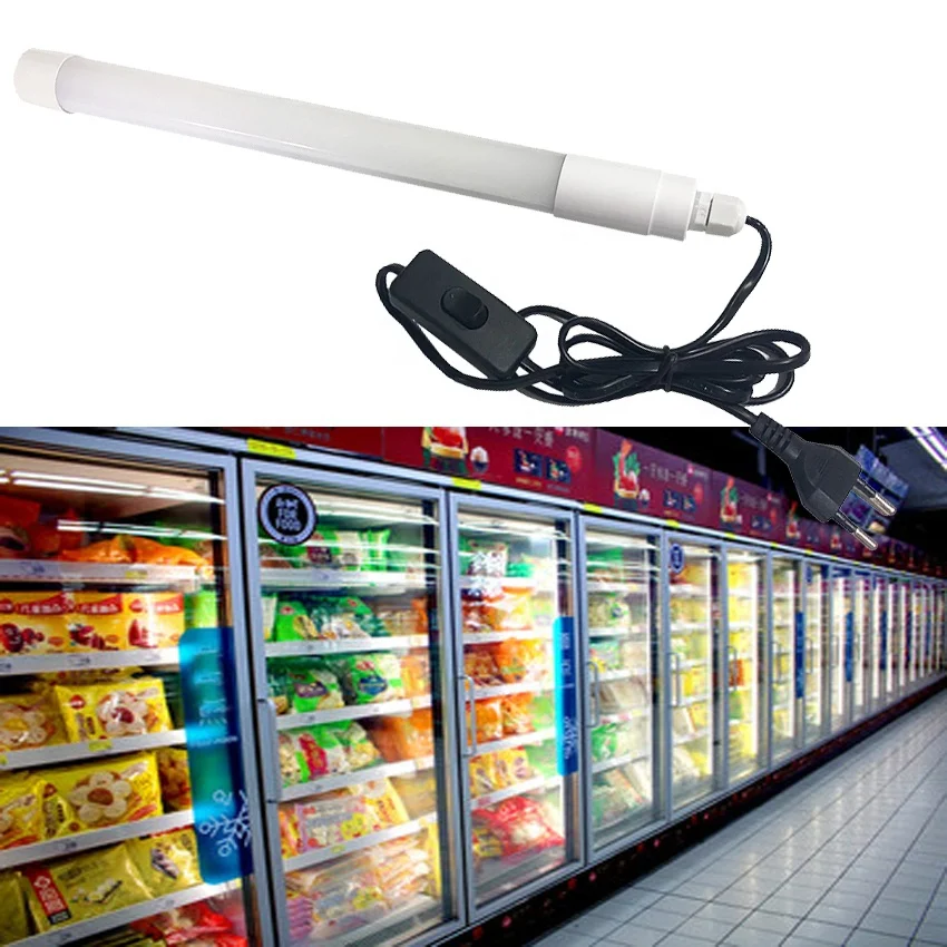 Коммерческий управления люминисцентными лампами 4 фута 6ft t8 ip65 Водонепроницаемый холодильник led морозильная камера Световая трубка