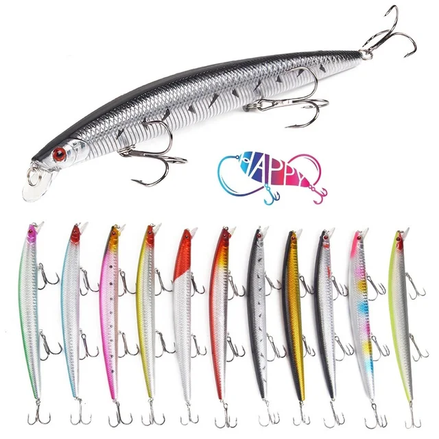 High Quality 3D Eye 11colors Seawater Long Casting Swim Bait 18cm23g Minnow Lure Floating big bait Artificial Hard fishing lure