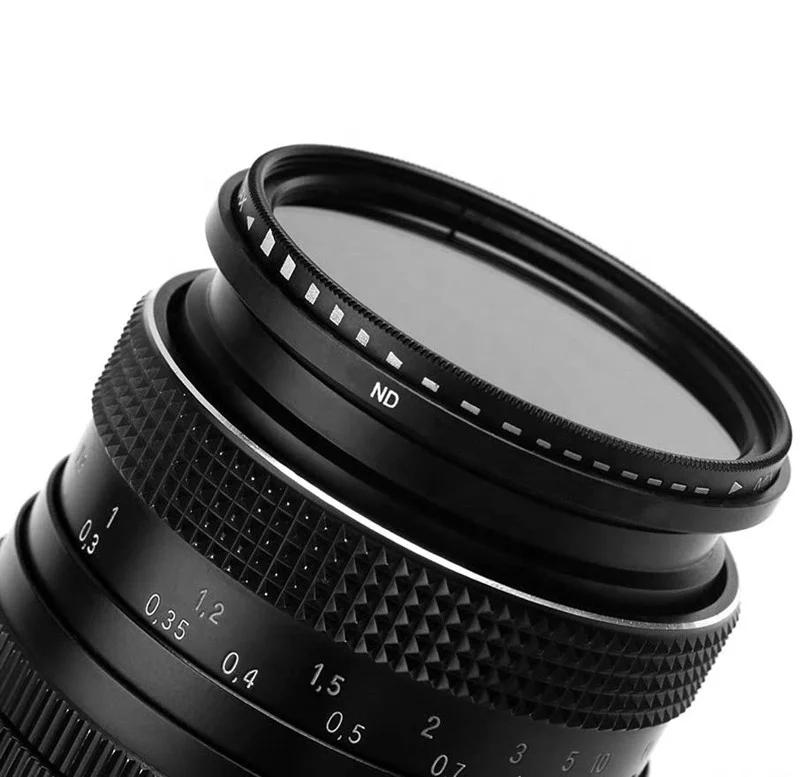 
Профессиональный 40,5 мм 43 мм 46 мм нейтральная плотность HD многослойный круговой поляризатор с переменными фильтрами от ND2 до ND400 объектив камеры 