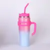 Gradual pink and blue