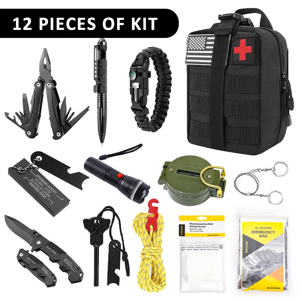 Outdoor Equipment Camping Survival Kit Multi-function Outdoor Camping ...