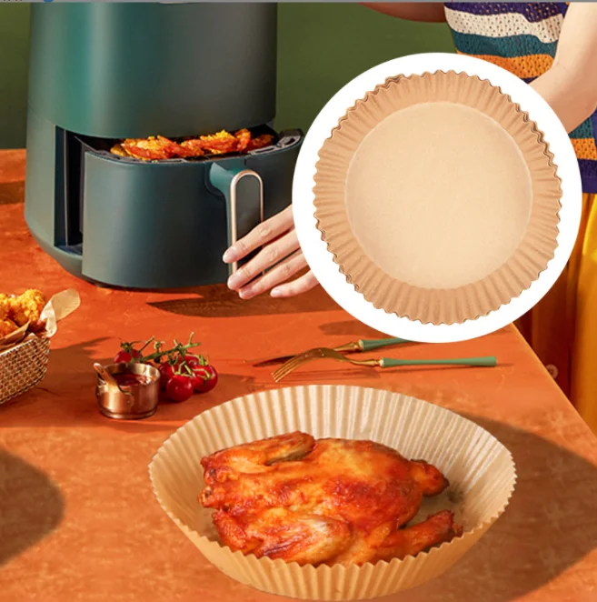 Hot Sale Disposable Degradable Air Fryer Paper Air Fryer Paper Tray For