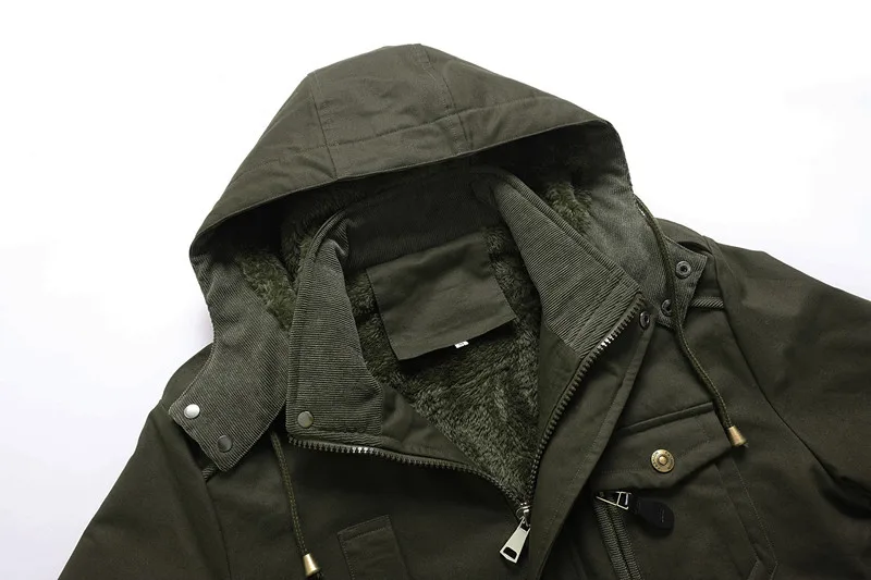 Men's Winter Parka Coat With Detachable Hood For Men_voghion.com