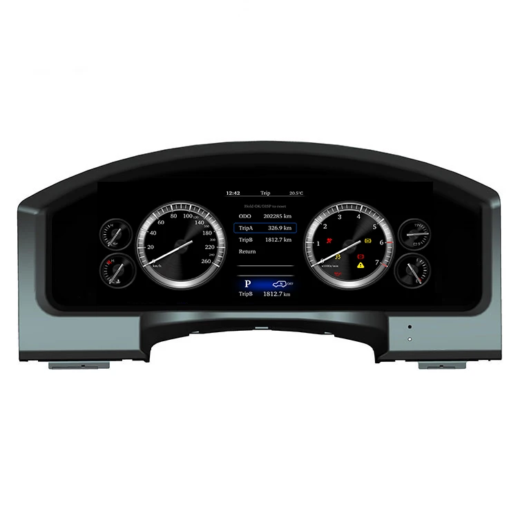 トヨタランドクルーザー車のダッシュボード用の12.3インチの新しい車の