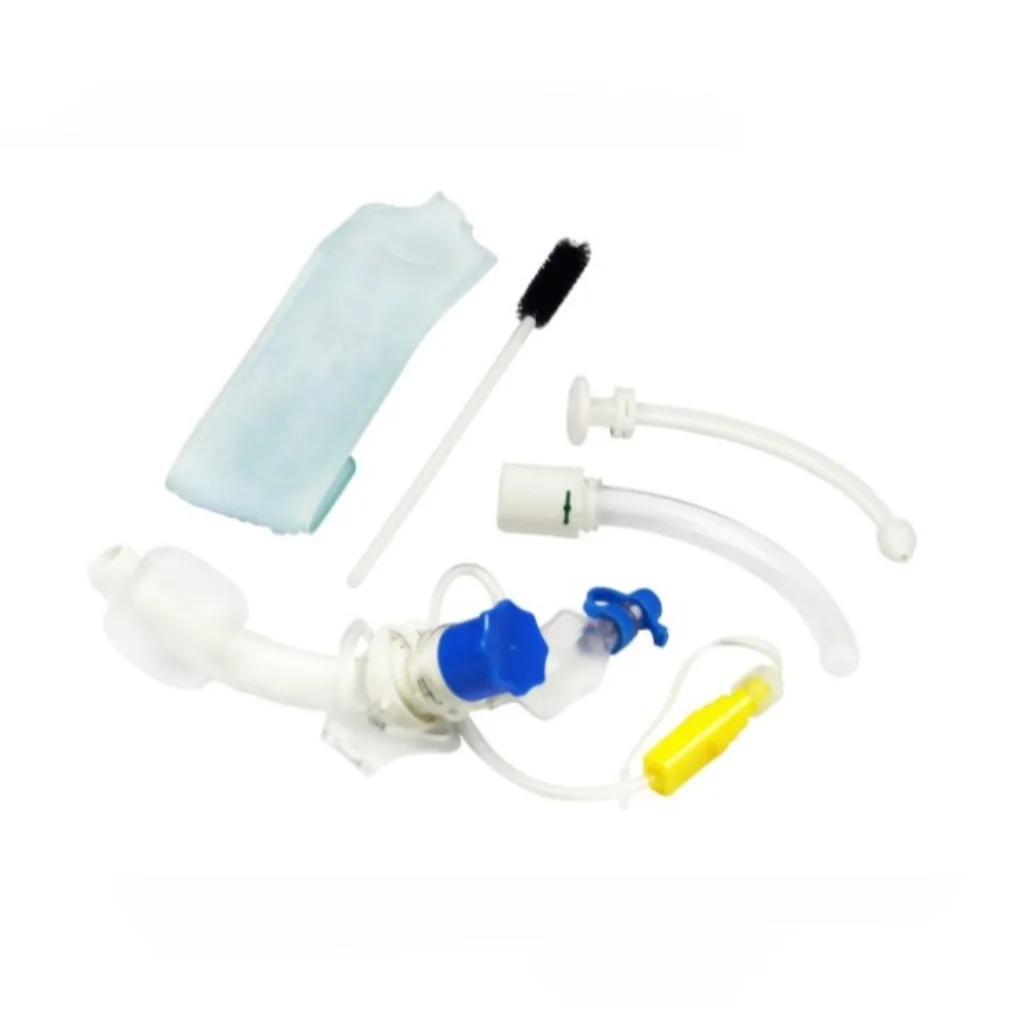 Medical Cuffed Tracheostomy Tube Kit Inner Cannula Quality soft thermal sensitive material