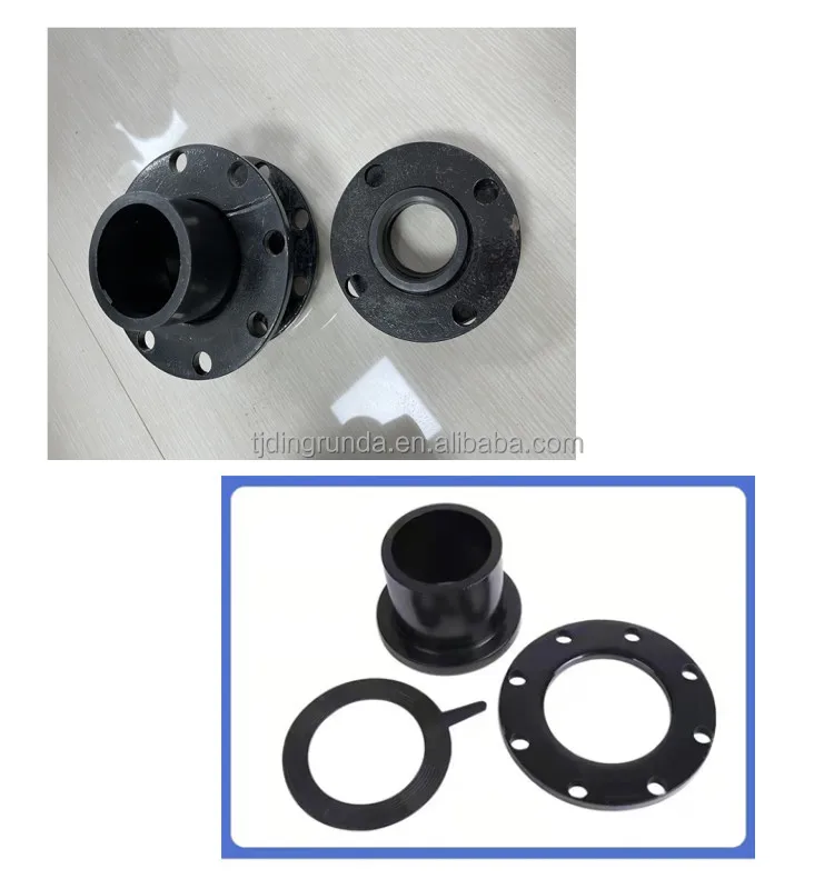 Pn10 Pn16 Hdpe Pipe Fitting Flange Adapter Stub Ends Carbon Steel