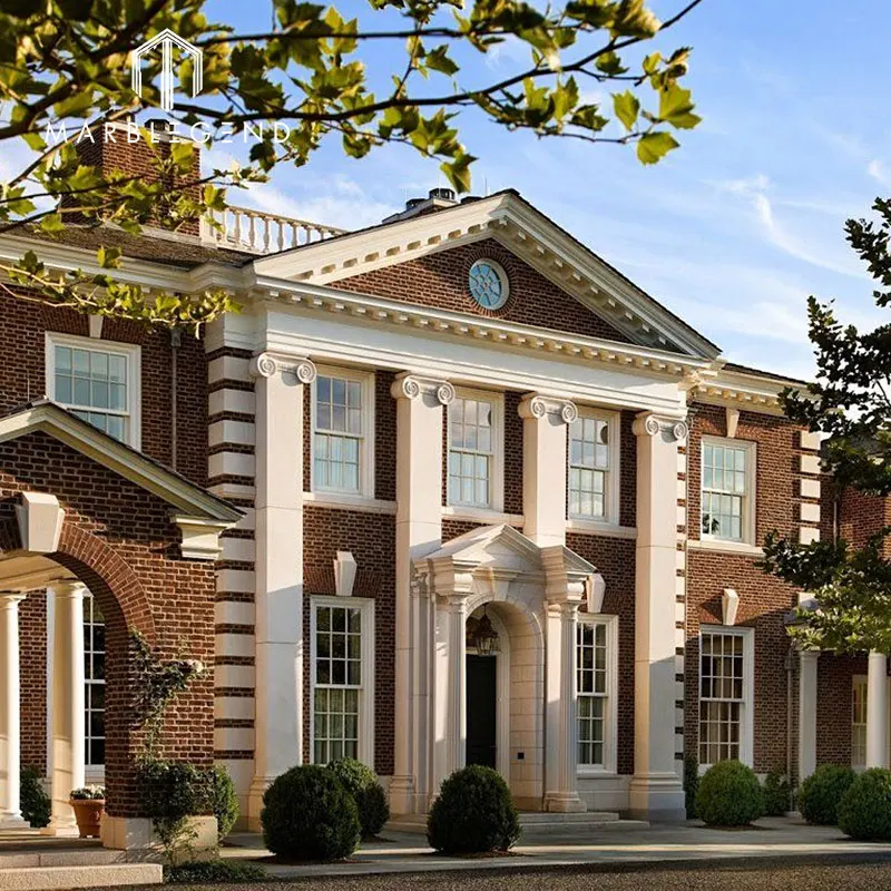 Exterior Wall Cladding Limestone Building Facade Corner Quoins