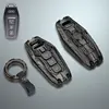 Black case with Circular keychain