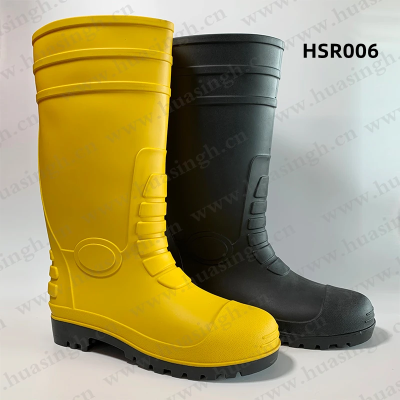 WYX оптовая цена противопроколотые ПВХ безопасные резиновые сапоги уличные длинные водонепроницаемые для горнодобывающей промышленности