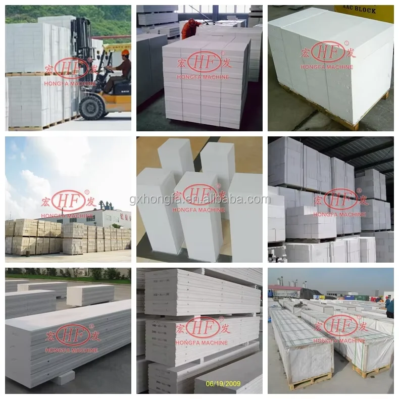 Autoclaved Aerated Concrete Block (AAC) Machine - High Efficiency