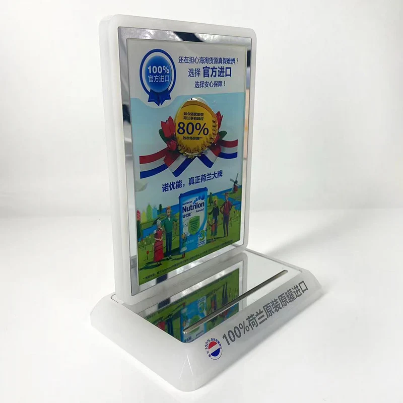New Design Factory Custom High-End Cosmetic Acrylic Display  Stand White Acrylic Stand for Products