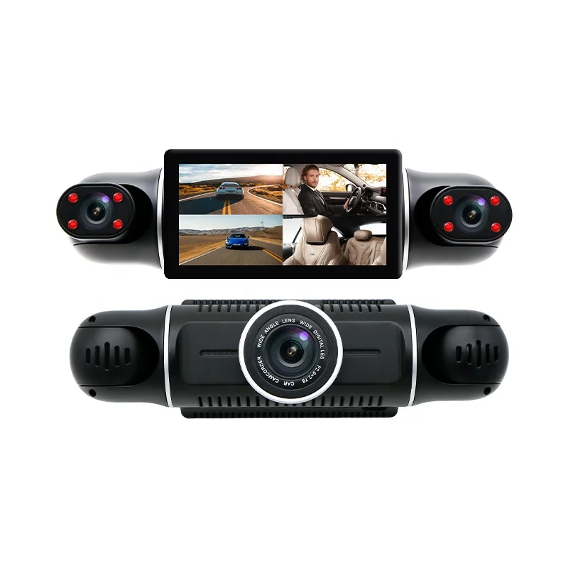 Hidden Cam Video Sound Recorder 3inch Dash Cam With Wifi Gps Full Hd 1080p Mini Dvr Camera 4 Cameras Dash Camera
