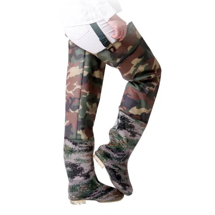 camo wader boots