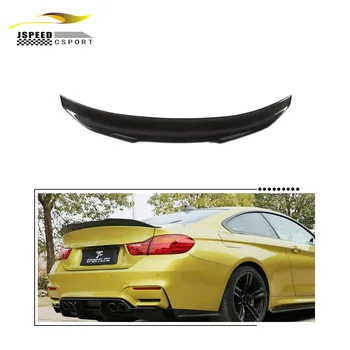 Fits FOR BMW 4Series F32 F82 M4 Coupe Carbon Fiber Rear Trunk Lip Spoiler Boot Wing