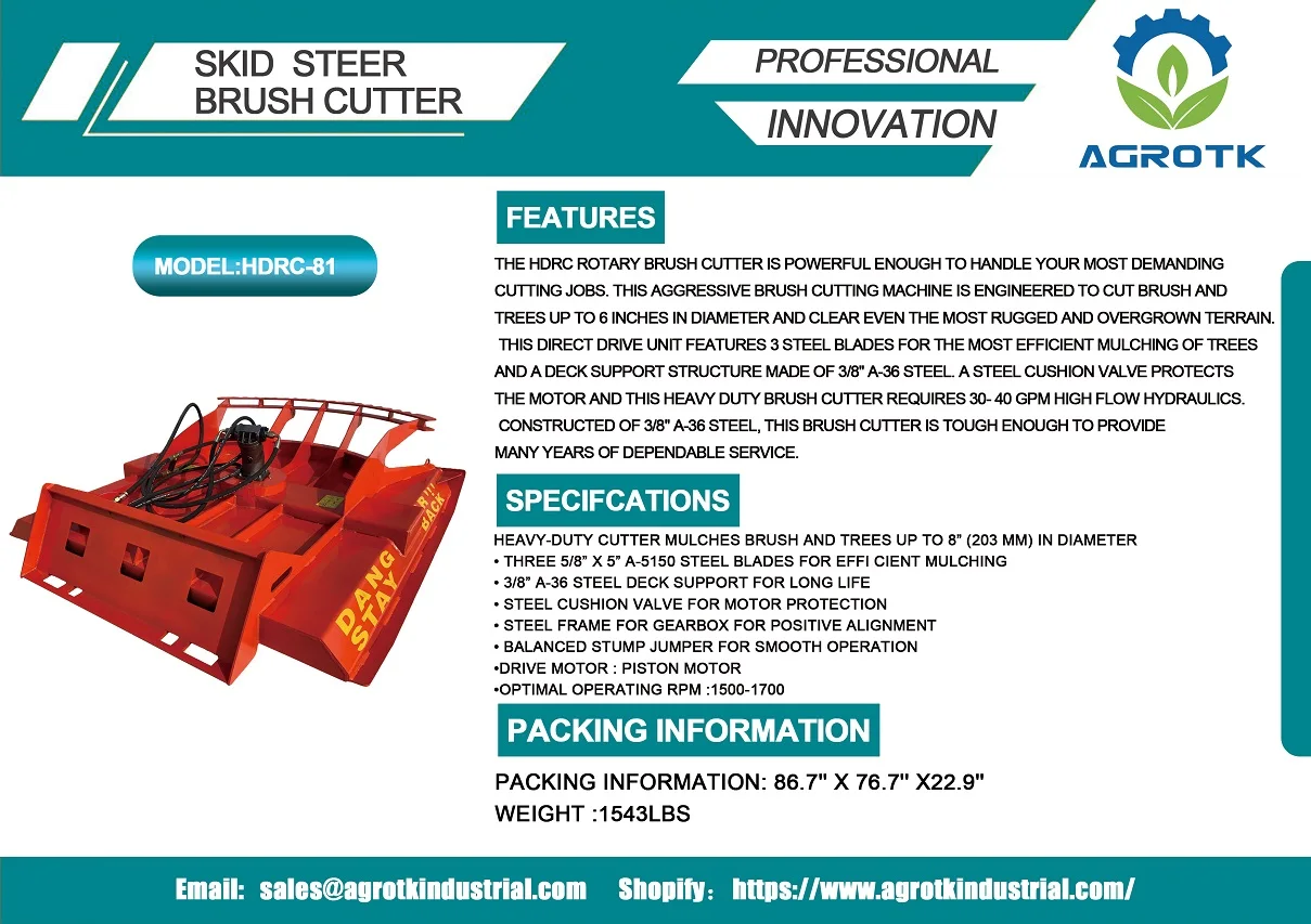 Hydraulic Motor Hydraulic Mower Cutter Brush Cutter Skid Steer Buy