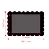 Lace-edged photo frame