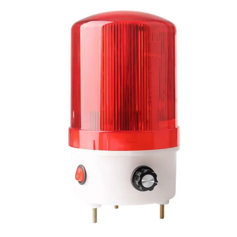 Прямая Продажа с китайского завода 12VDC 24VDC вращающийся сигнальный световой зуммер магнитом красного цвета