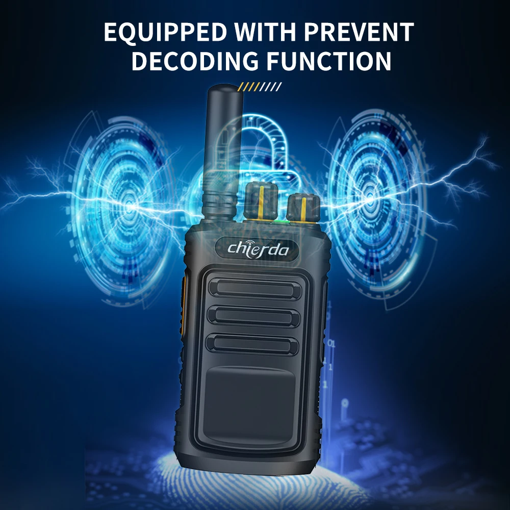 Chierda High Power 5w CD11 Long Range 7km Radio Two Antennas Optional Walkie Talkies with CE