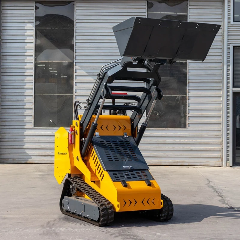 CE/EU/EPA HS-530 Wheel-type Skid Loader Kubota D1105 Engine EPA Certified 1 Year Construction Machinery Mini Loader Chinese