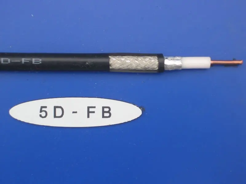 5D-Fb Low Loss Telecommunication Coaxial Cable factory