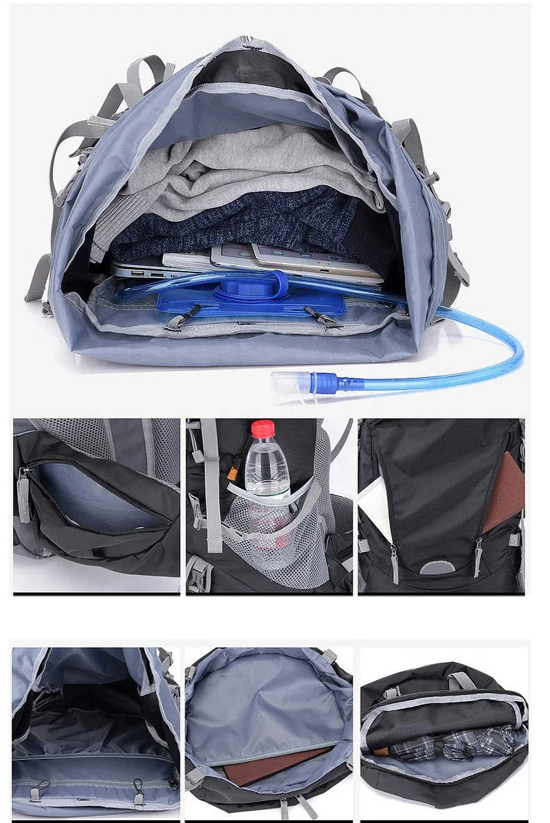 Mountaintop – sac à dos de randonnée avec housse de pluie