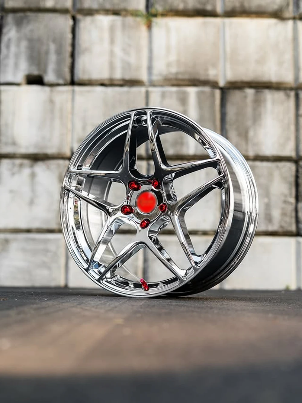 Rcsr Kansei Astro Triple Chrom Passenger Car Tandem Wheels 18-19 Inch 112MM PCD Forged Aluminium