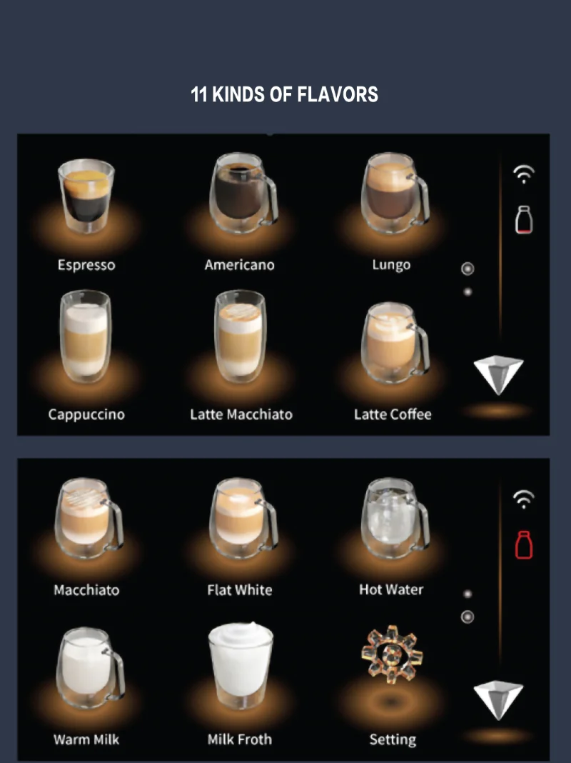 Full Automatic Barista Coffee Machine Italian Coffee Maker Espresso