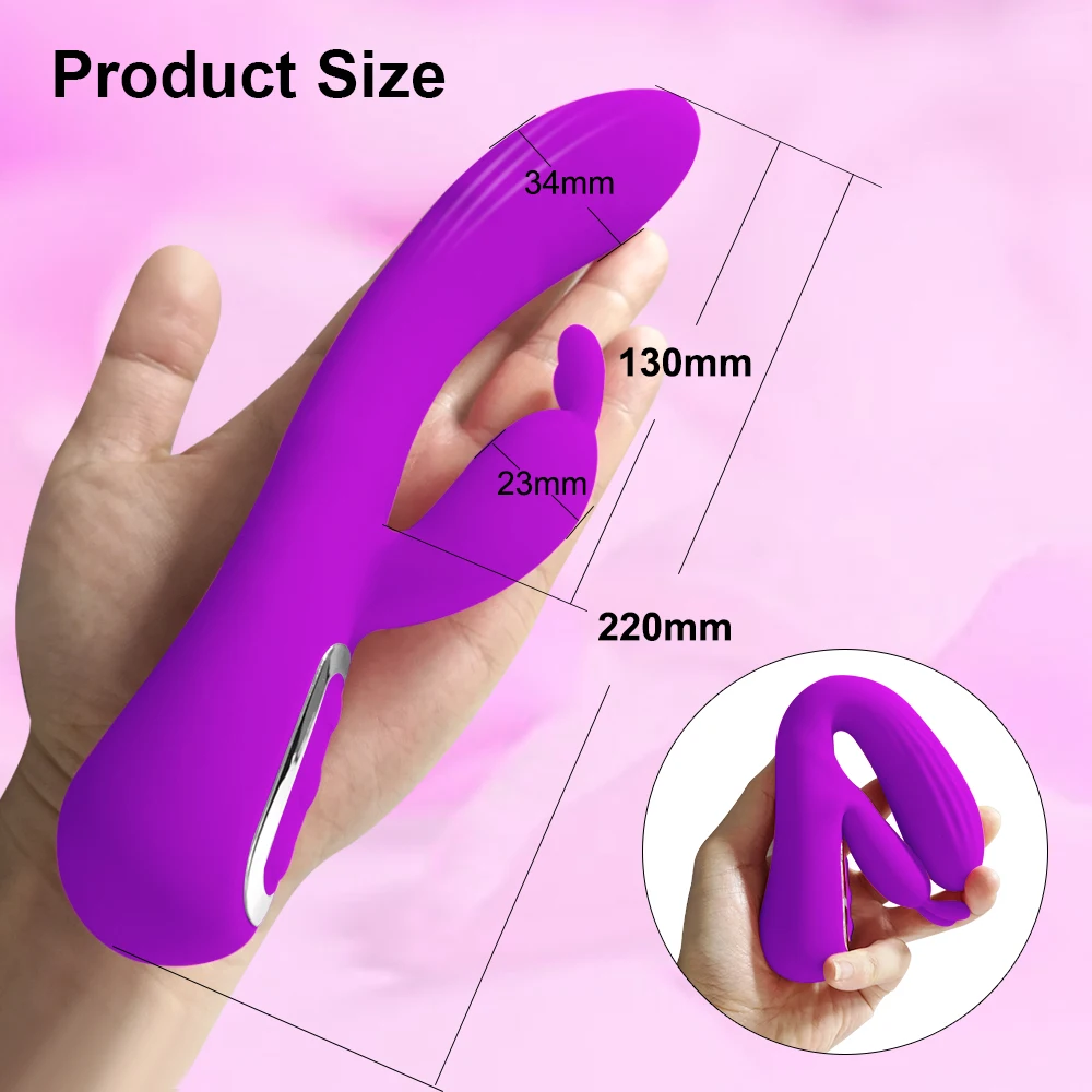 Fabrik-Großhandel Kaninchen-Vibrator Erwachsenenprodukt Dildo Sexspielzeug  für Frauen Klitoris-Stimulator G-Punkt-Massage Vibratoren für Damen