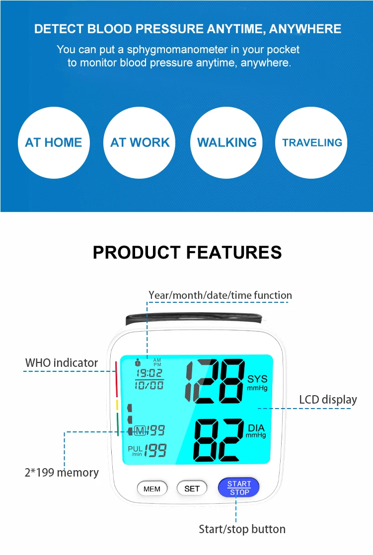 Urion U62I Wrist Blood Pressure Monitor - Urion Official Shop