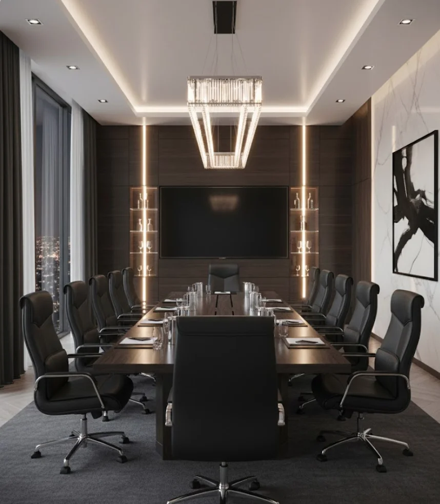 Modern Ergonomic Executive Leather Computer Chair with Adjustable Height 5