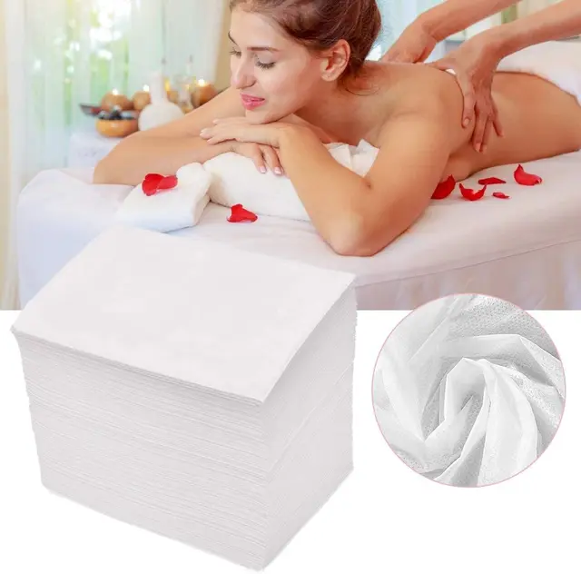 PP Disposable SMS Bed Sheet Waterproof Non Woven Bed Sheet Disposable Massage Sap Bed Sheets