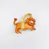 Lion de cirque orange 35*39cm