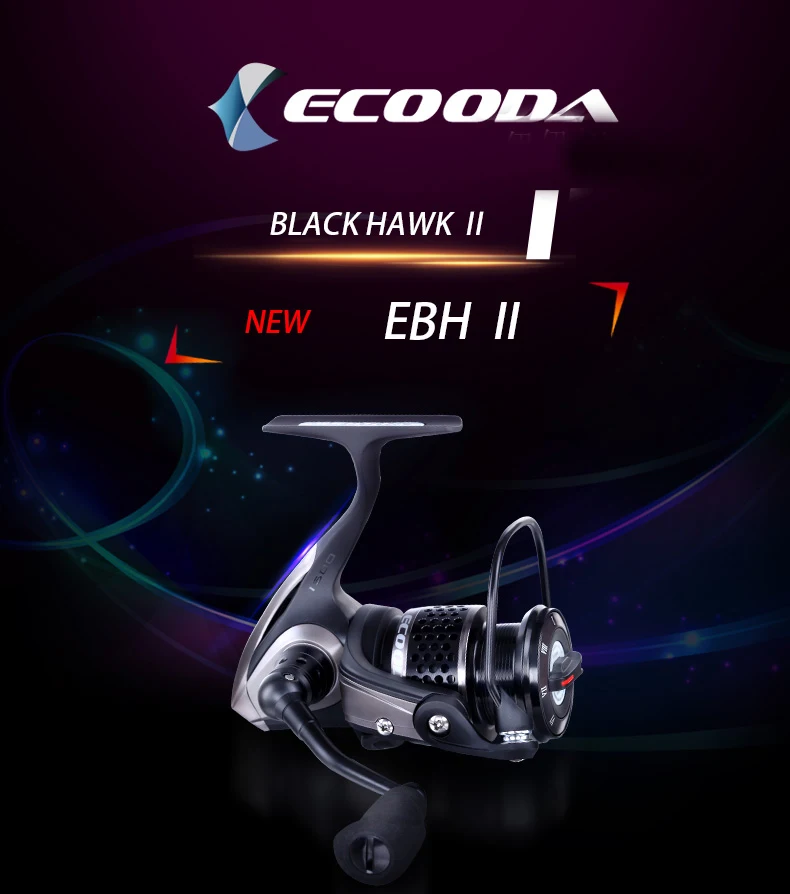 ECOODA BLACK HAWK EBH II 5000 SPINNING FISHING REEL