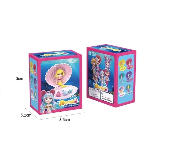 Игрушка-русалка кукла аксессуары для тела сумка сумок фигурка карман игрушки девочек подарок Самые продаваемые товары 2024