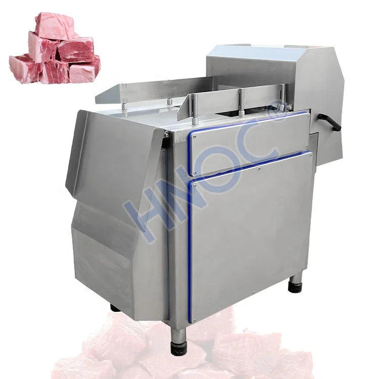 Small Industrial Frozen Fresh Meat Block Chicken Thigh Cube Cutter Pork Rib Beef Meat Dice Cut Machine