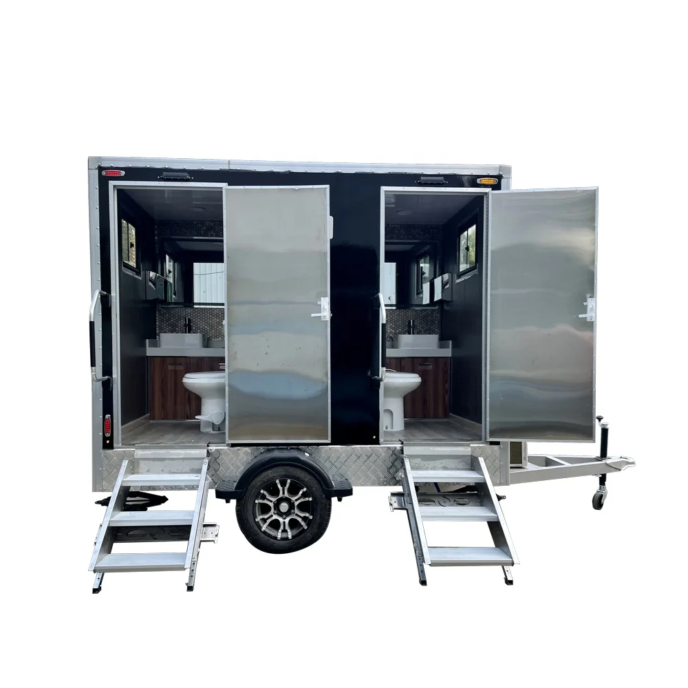 High Quality Luxury Restroom Trailers Portable Toilet For Camping