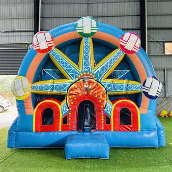 4x4m/13x13ft commercial grade bouncy castle new design bounce house Ferris Wheel jumping castle  for sale