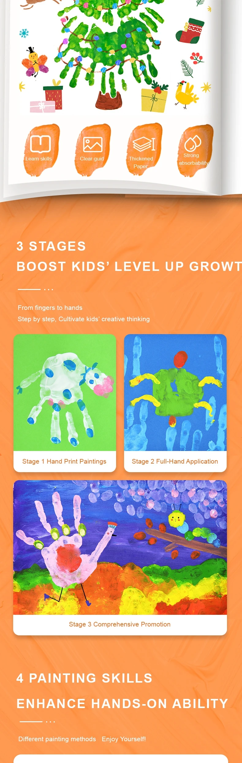 Mideer Finger Painting Paint Children's Graffiti Baby Watercolor