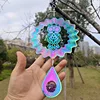 6-inch colorful owl teardrop tail