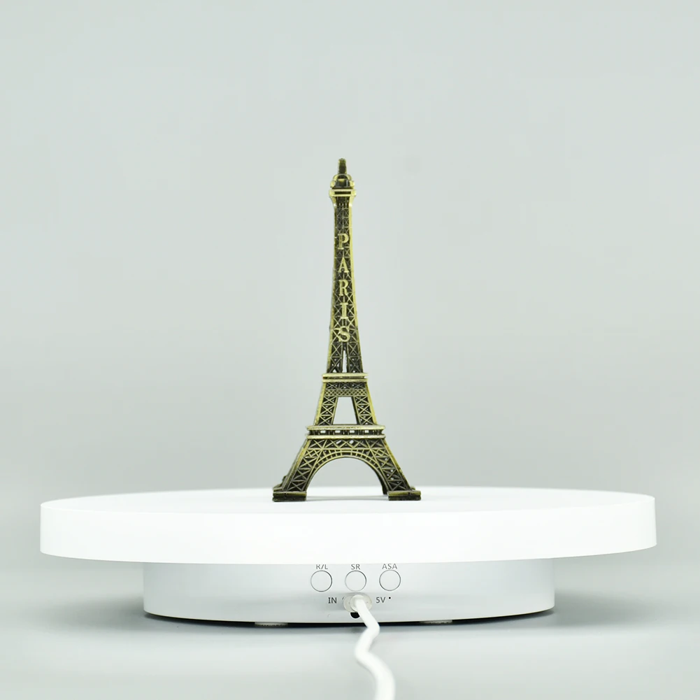 3 in 1 360 Degree Motorized Rotating Electric Turntable Jewelry Product Display Stand Photography Turntable for Advertising