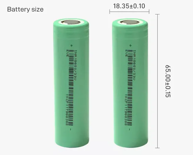 Inr18650 3200mah Eve Cylinder Lithium Ion Battery Grade A True Capacity ...