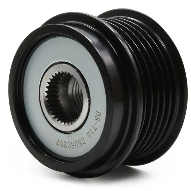 IAP VW Bug Generator/Alternator Pulley 2-Piece Cover Set – Black Aluminum, AC903133