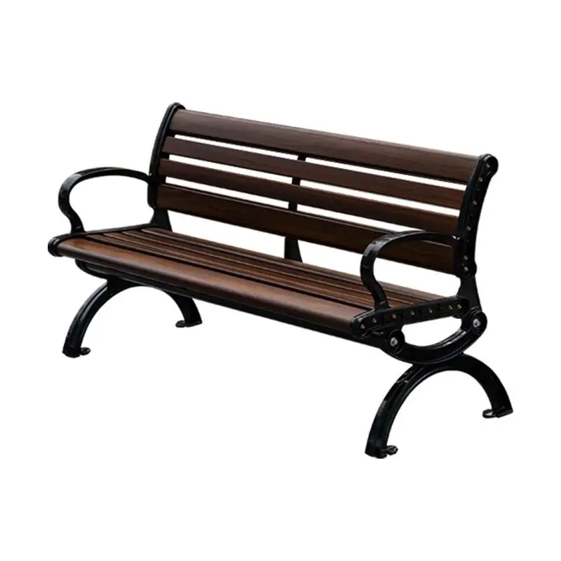 Cheap school outdoor wood seating benches outside public park antique bench seat garden patio waiting bench chair with backs