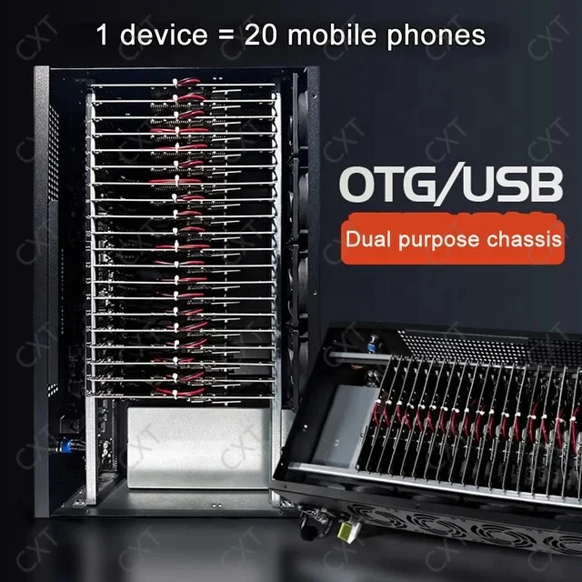Mobile Farm Phone Bot Mobile Farm Phone Box Devices to Operate Social Media Bots 20 Phone Line Motherboard Android  Chip