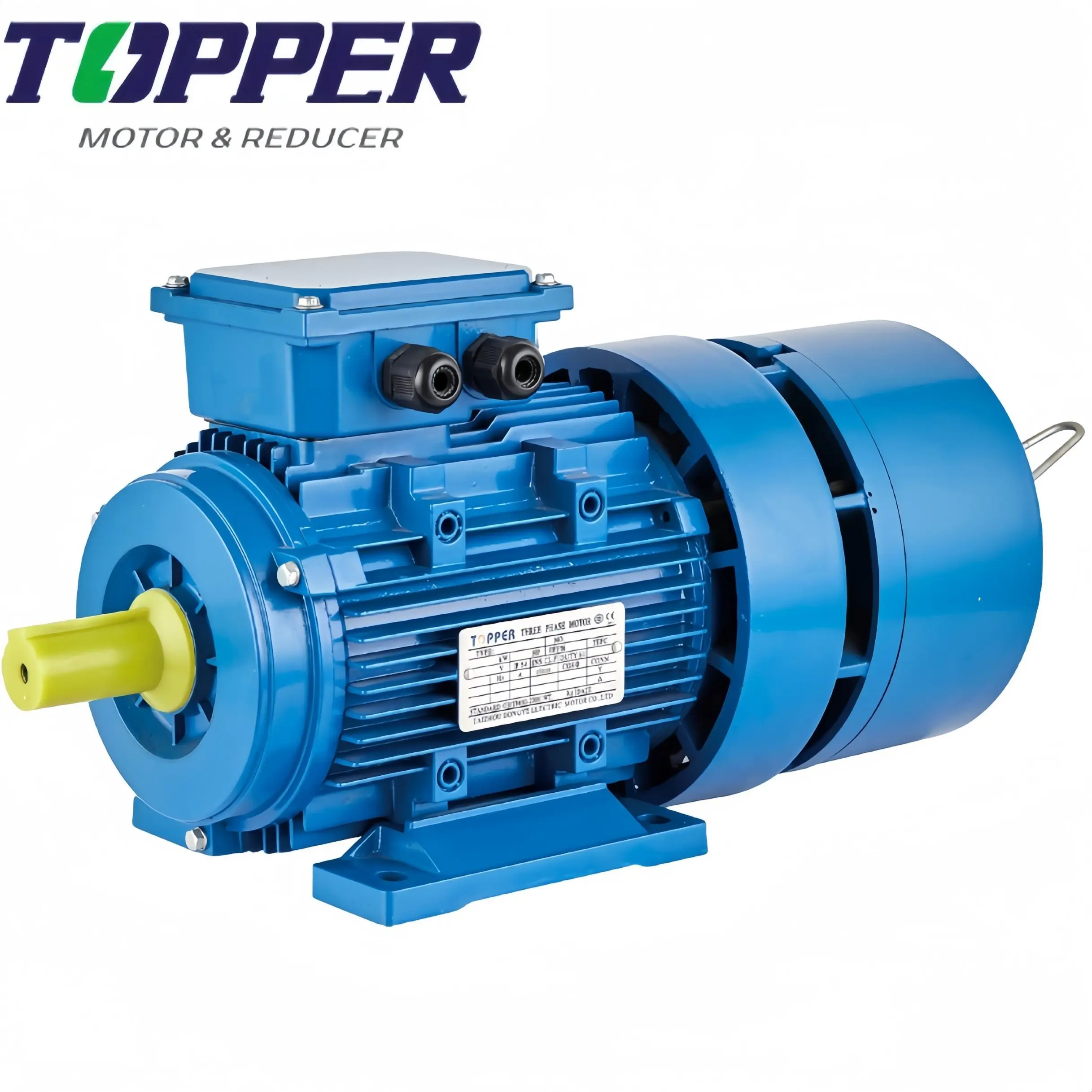 YEJ2-100L2-4-3KW 4HP Three Phase AC Electric Motors Electromagnetic-Brake Motor Safe and Efficient Brake Motor