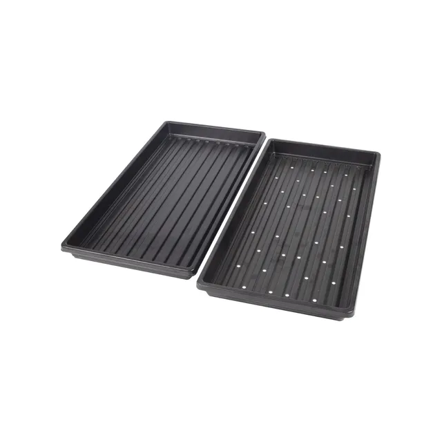 1020 microgreen trays shallow extra strength with or without Holes for Wheatgrass