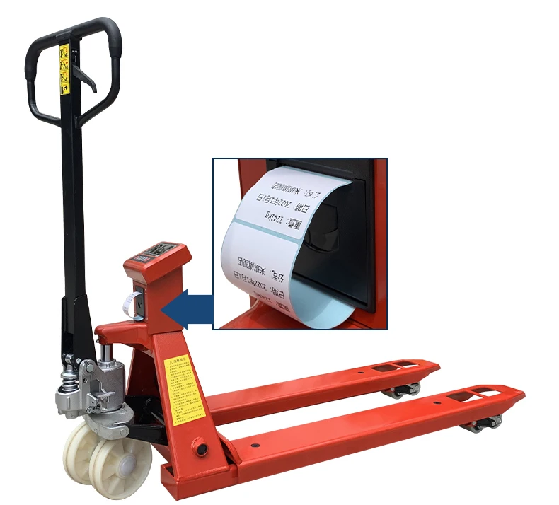 Manual Handling Trolley - 3 Ton Hydraulic Hand Pallet Jack with Scale ...