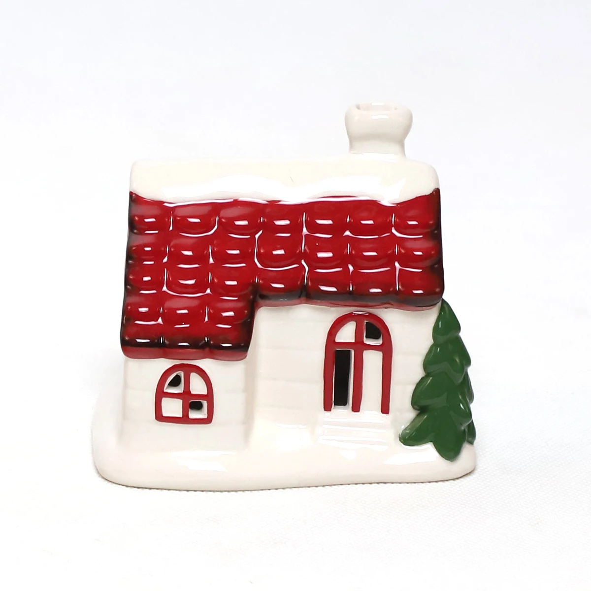 china handcrafted christmas decorations small ceramic lighted christmas village house christmas decor