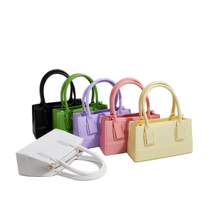 Manufacturer Custom Fashion Ladies Shoulder Crossbody Bags Elegant Women PVC Jelly Purses and Handbags