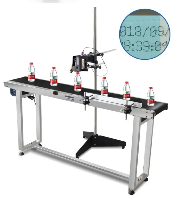 Portable Digital Inkjet Printer Fast Dry Ink with DX5/DX7 Print Head Widely Used Expiry Date Printing Gun Machine